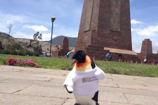 QEd Penguin on Equator