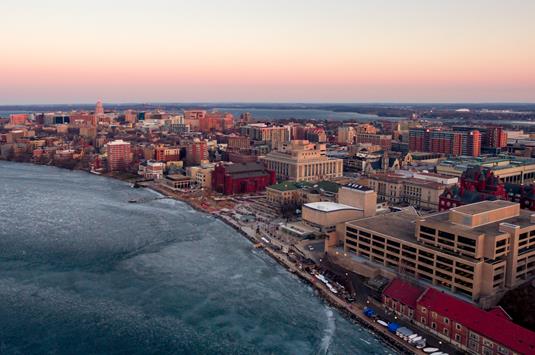 Drone Lake Mendota