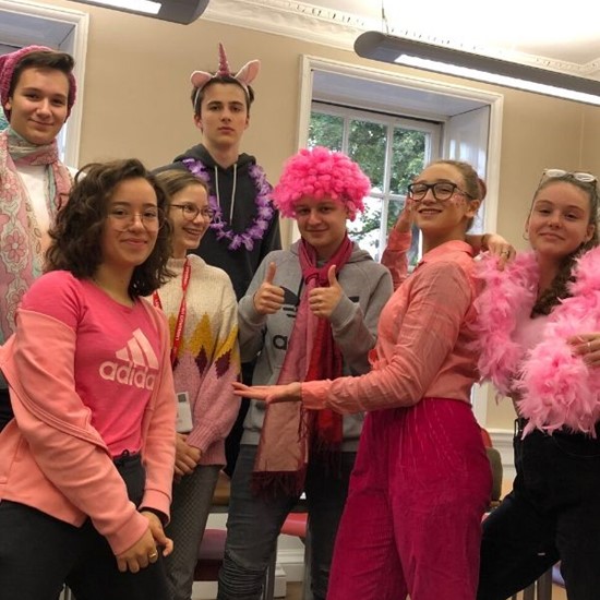 Languages United students raise money in aid of Breast Cancer Now