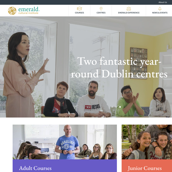 Emerald Cultural Institute launches new website