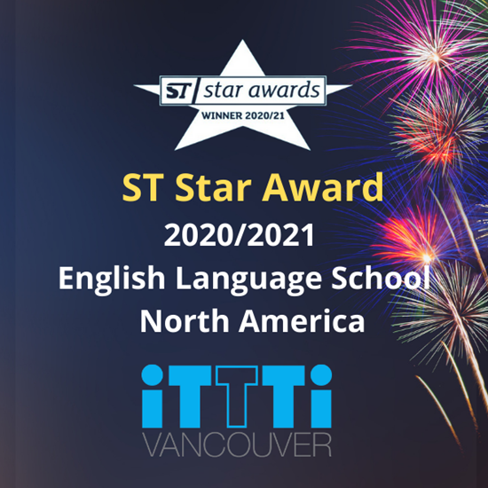 iTTTi Vancouver wins ST Star Award for English Language School North America