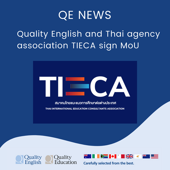 Quality English and Thai agency association TIECA sign MoU