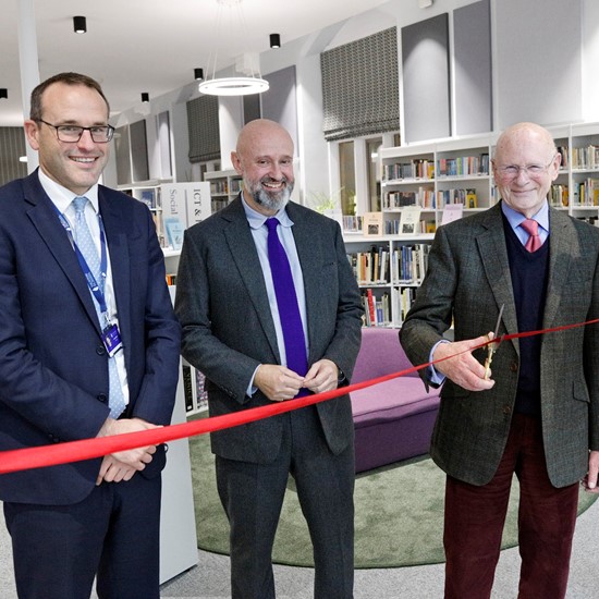 Taunton School’s new library officially opened by inspirational teacher