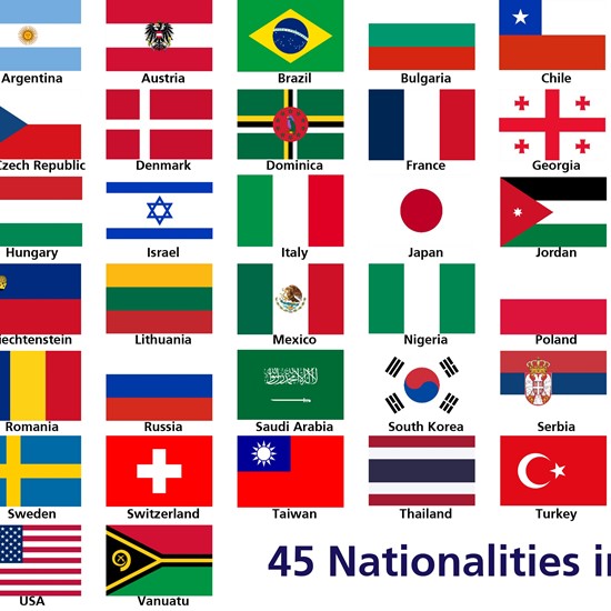 45 nationalities at Discovery Summer in 2022