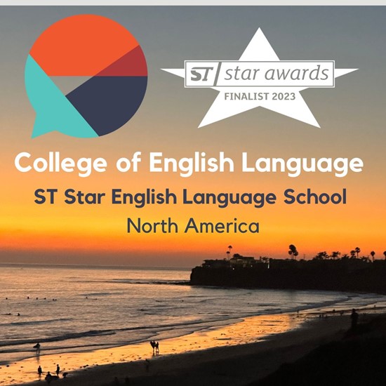 Celebrating College of English Language - Finalists in the StudyTravel Star Awards 2023