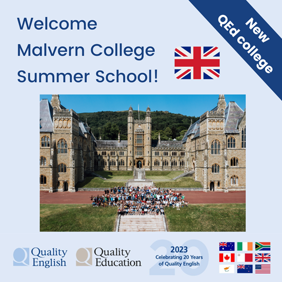 Quality English welcomes Malvern College