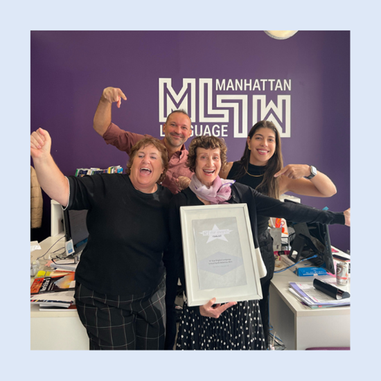 Manhattan Language was a finalist at the SudyTravel Star Awards!
