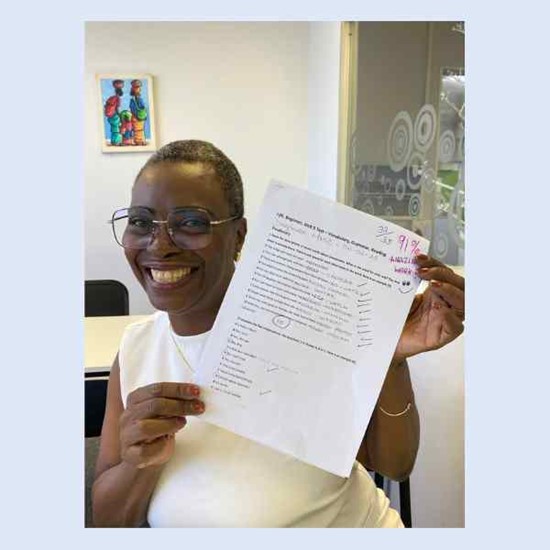 Avenue English is proud of their A1 student from Brazil
