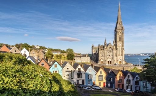 St Fin Barre’s Cathedral in Cork, Ireland historic landmark
